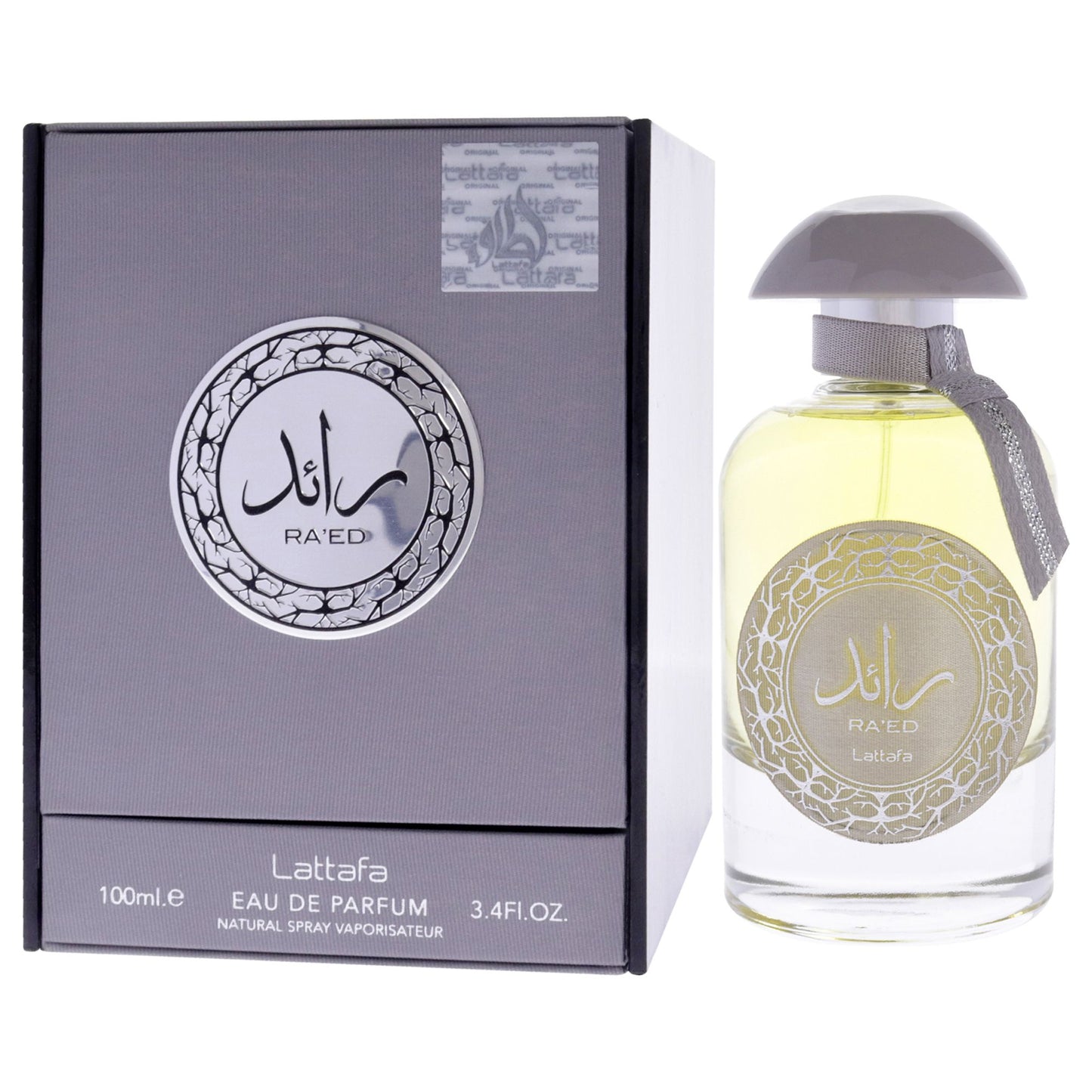 Raed Silver by Lattafa Eau De Parfum Spray