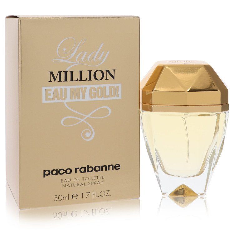 Lady Million Eau My Gold by Paco Rabanne Eau De Toilette Spray