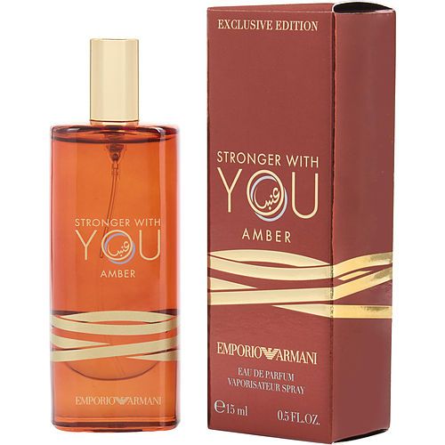 EMPORIO ARMANI STRONGER WITH YOU AMBER by Giorgio Armani EAU DE PARFUM SPRAY 0.5 OZ